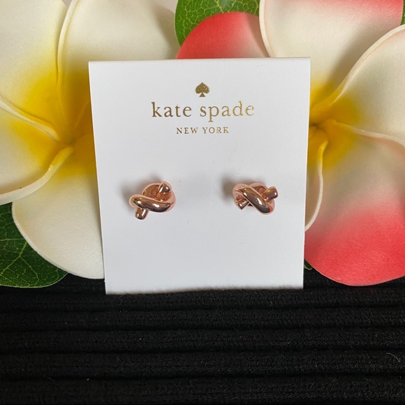 KATE SPADE NEW YORK SAILOR’S KNOT EARRINGS - Picture 1 of 6